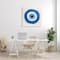 Stupell Industries Evil Eye Symbol Striped Rays Canvas Wall Art